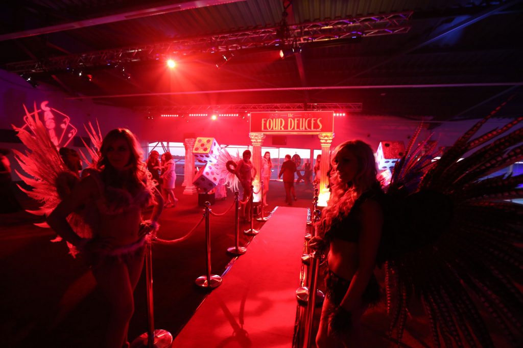 Las Vegas Themed Entrance grand entrance show girls casino