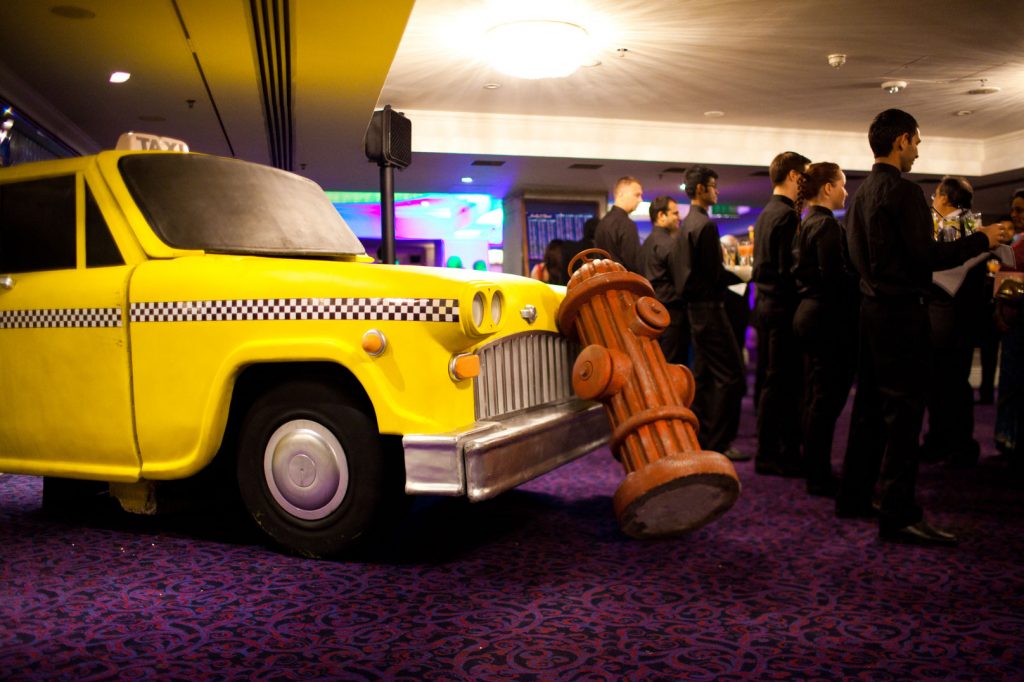 taxi cab prop and decor new york