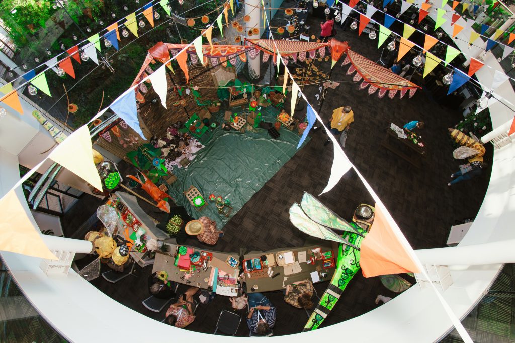garden farmer market bunting stalls garden props and decor East Midlands Conference Centre Nottingham