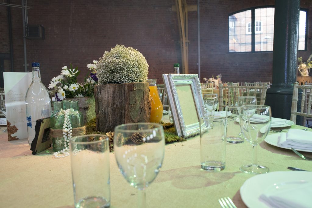 Enchanted Woodland Log Table Centres