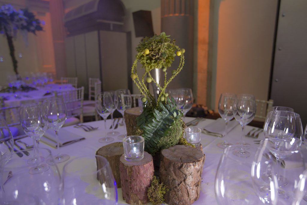 Enchanted Woodland Log Table Centres